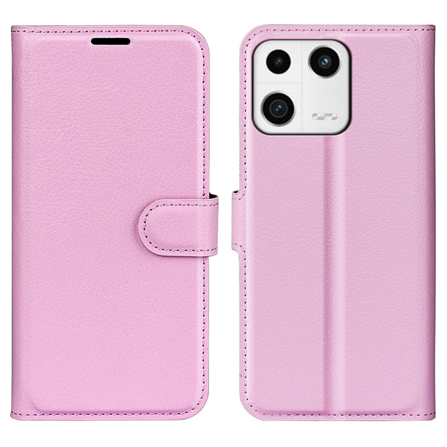 Cell Phone Cover For Xiaomi 13 5G Litchi Texture PU Leather Flip Stand Wallet Anti-drop Phone Case Cell Phone Cover For Xiaomi 13 5G Litchi Texture PU Leather Flip Stand Wallet Anti-drop Phone Case
